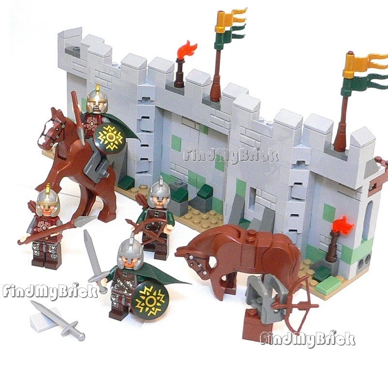 Lego 2 Fortaleza Pared Eomer y Rohan Soldado Señor del Anillo SIN CAJA desde 9471 NUEVO Foto 1 de 1