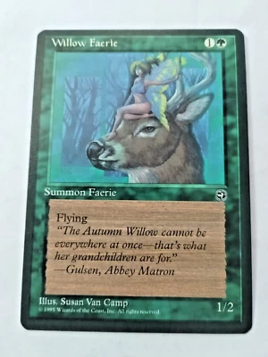 MTG Willow Faerie Homelands Regular Common - Uncirculated - Image 1 of 3