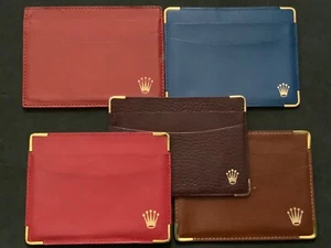 Authentischer Rolex Leder Kartenhalter - verschiedene Farben & Code / Ihre Wahl - Bild 1 von 20