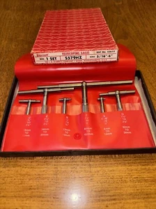 NOS Starrett Teleskop Messgeräte Set S579HZ 5/16"-6 8mm-152mm Maschinist Werkzeugkoffer - Bild 1 von 17