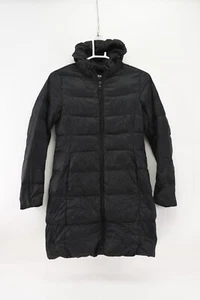Uniqlo Womens Black Full Zip Hooded Puffer Jacket Size XS - Picture 1 of 6