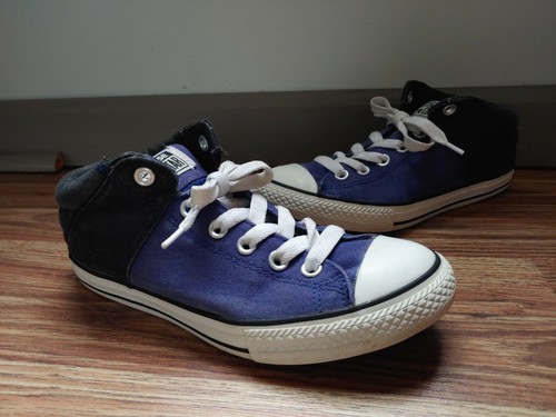 Scarpe da tennis Converse Chuck Taylor All Star taglia 5 junior sneaker blu navy nere