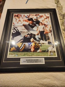 Marcus Allen Superbowl Champion Hall Of Famer Professionally Framed Autographed - Picture 1 of 3
