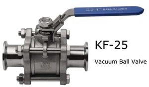 TECHTONGDA KF-25 Vacuum Ball Valve 304 Stainless Steel for Water/Oil /Gas 021061 - Picture 1 of 6