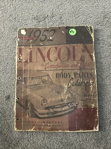 Factory 1952 Lincoln Cosmopolitan and Capri Body Parts Manual - Bild 1 von 3