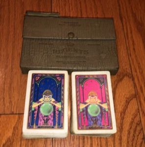 Vintage Russel Spielkarte Co Regents 390 Twin-Dex hellsehend Wahrsager - Bild 1 von 10