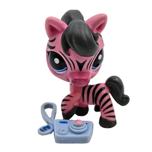 Littlest Pet Shop Zebra #2078 Pink LPS Toy 2006 Read - Picture 1 of 10
