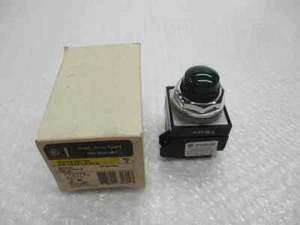 NEU GENERAL ELECTRIC/ABB CR104PLG92G GRÜNE LED CR104PXG22 BASIS 120V TRANT LICHT - Bild 1 von 2
