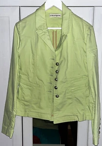 Set completo pantalone 3 pezzi verde fluo (blazer; pantaloni; abito cappotto) taglia 40/42 - Foto 1 di 21