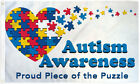 Autism Awareness Flag 3x5ft Proud Piece of the Puzzle Cause Flag Awareness Flag