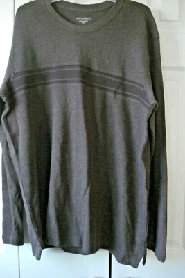 Mens Covington Shirt Crew  Brown Center Striped  Size  Medium  Brown New - Image 1 of 2