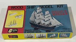 Vintage Sterling Charles W Morgan WOOD SHIP MODEL kit G8 - Picture 1 of 4