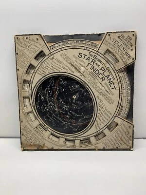 De colección 1906 The Barritt Serviss Star And Planet Finder Leon Barritt Foto 1 de 4
