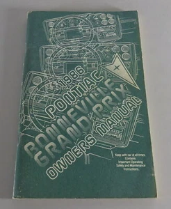 Owner ´S Manual/Manual Pontiac Grand Prix / Bonneville Stand 1986 - Imagen 1 de 2