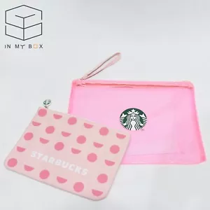 Starbucks Summer Jelly Bag (rosa) mit Canvas Reißverschlusstasche aus Thailand - Bild 1 von 7