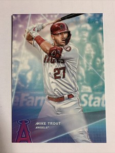 2020 TOPPS X STEVE AOKI WAVE 1 MIKE TROUT BASE CARD #1