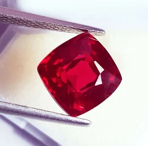 Natural Ruby Cushion Shape 6.70 Ct Certified Loose Gemstone With Free Gift - Picture 1 of 6
