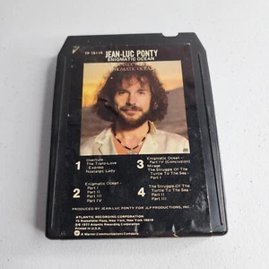Jean-Luc Ponty Enigmatic Ocean 8 Track Tape Cartridge Vintage Atlantic Untested - Picture 1 of 4