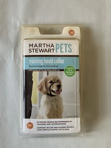 NEW! Martha Stewart Pets Training Dog Head Collar, Medium Black Nylon - Picture 1 of 4