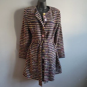 CABI Women Size 8 Navy Headline Topper #5660 Coat - Picture 1 of 12