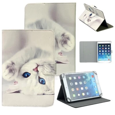 Funda Universal para Tablet 9/10/10.1 Pulgadas Folio Cuero Soporte Cubierta Protectora Foto 1 de 4