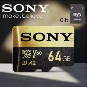 MICRO SD SONY GOLD 64 Gb , Switch OLED Lite Memory Card - Zdjęcie 1 z 1
