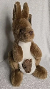 Aussie Bush Toys - Kangaroo - Plush / Stuffed Animal - with Baby Joey, Soft 12” - Picture 1 of 14
