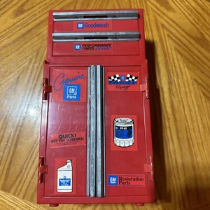 Vintage Goodwrench 1995 Funrise Toys 11.5" 2 Piece Red Tool Chest Box - Picture 1 of 8
