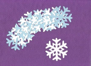 SNOW FLAKE 2 die cuts - Picture 1 of 1