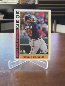2025 Topps Heritage Through the Years 2023 - Ronald Acuna (TTY24)  Braves - Picture 1 of 2