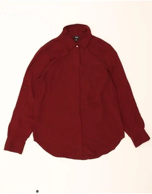 MOSSIMO женская рубашка блузка Великобритании 14 средний красный полиэстер CN19 - Изображение 1 из 4