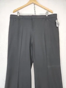 Gap Women’s Pants Black Size 18R Perfect Trouser Mid Rise Bootcut Office Career - Picture 1 of 18