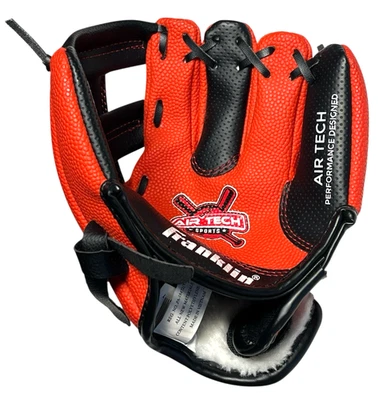 Clavo de béisbol Franklin naranja tiro a la derecha tecnología aérea deportes cierre fácil 8,5 pulgadas Foto 1 de 4