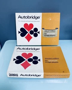 2 x Parker Autobridge Sets For Advanced Bridge Players 1969 - Vintage Car Games - Picture 1 of 9