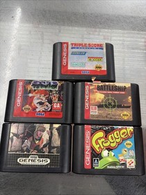 5 Game Bundle  (Sega Genesis, 1991) Authentic game Only Tested Working