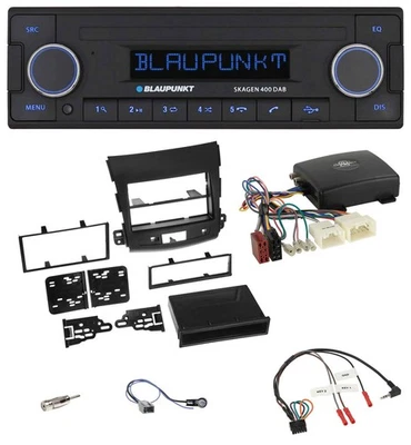 Blaupunkt DAB USB Bluetooth Lenkrad Autoradio für Mitsubishi Outlander 07-12 akt - Bild 1 von 4