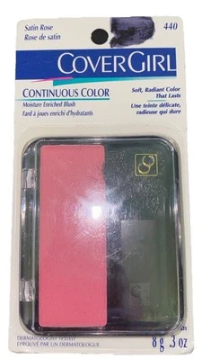 VTG  Cover Girl Continuous Color Blush Moisture Enriched Satin Rose 440 NEW - Image 1 of 4