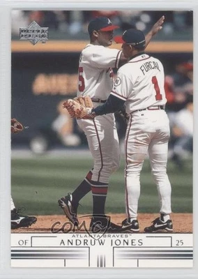 2002 Upper Deck Andruw Jones #636 - Image 1 of 2