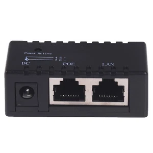 Passive POE injector for IP Camera VoIP Phone Netwrok AP device 12V - 48V WD Ga - Photo 1/9
