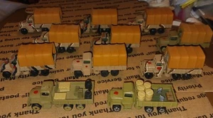 (D-1) 11 Zylmex Trucks Painted To Resemble Japanese Toyota Type 94 Army Trucks - Picture 1 of 4