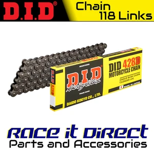 DID Chain for Honda XL125 S 1980-1982 Black D - Picture 1 of 9