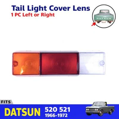 尾灯保护套 镜头 1 件 适合 Datsun 520 521 皮卡车 UTE 1966-72 E07 — 第 1/4 张图片