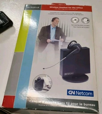 GN Netcom Telephone Headset GN 9120 LR NEW OLD STOCK  - Image 1 of 3