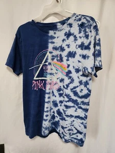 PINK FLOYD T-SHIRT 1973 WORLD TOUR BLUE SHORT SLEEVE Small  Officially Licensed  - Picture 1 of 4