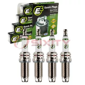 4 pc E3 Spark Plugs for 2007-2018 Nissan Altima 2.5L L4 Ignition Wire uf - Picture 1 of 5