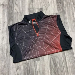 SPYDER Dry Web Pullover Red & Black Activewear Base Layer Shirt Youth Size XL - Picture 1 of 7