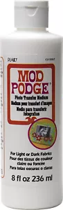 MOD PODGE Photo Transfer Medium For Light or Dark Fabrics 8fl/oz 236ml - CS15067 - Picture 1 of 10