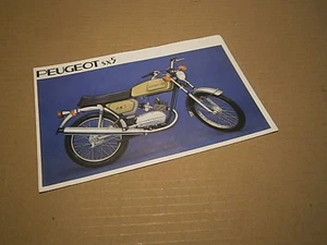 Catalogue pub auto prospectus catalogue vélomoteur mobylette sx5  Peugeot - Picture 1 of 3