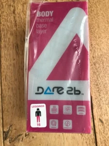 dare 2b leggings corpo nero termico lungo johns strato base uk 16 xl nuovo sci - Foto 1 di 3