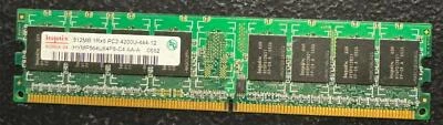 Hynix HYMP564U64P8-C4 512MB 1Rx8 PC2-4200U-444-12 Memory Module - Image 1 of 3
